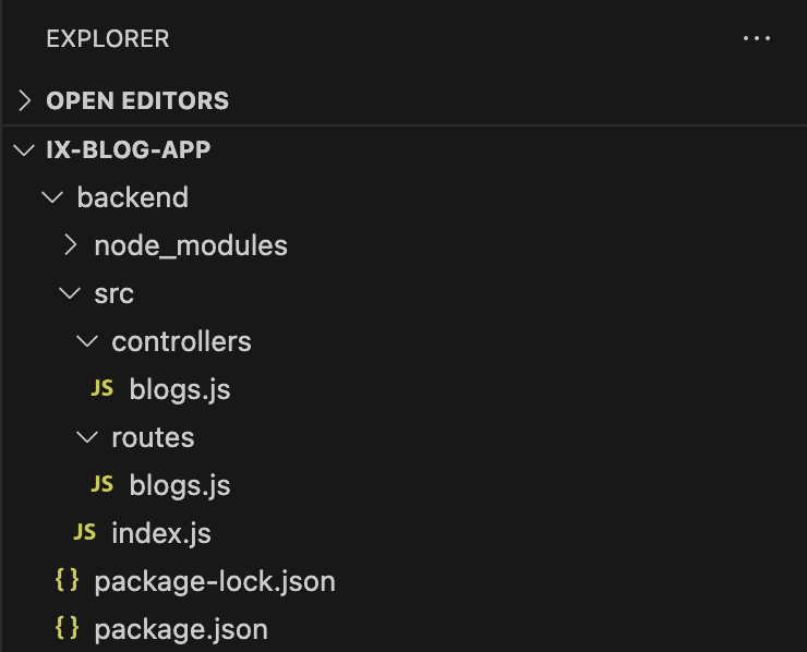 Express App File Structure