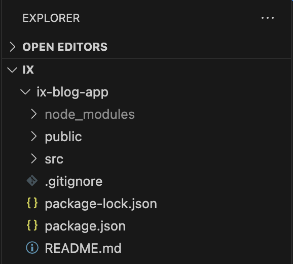 React App File Structure